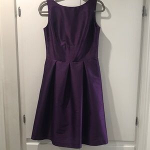 Alfred Sung Elegant Purple Sleeveless Dress 8 Wedding prom